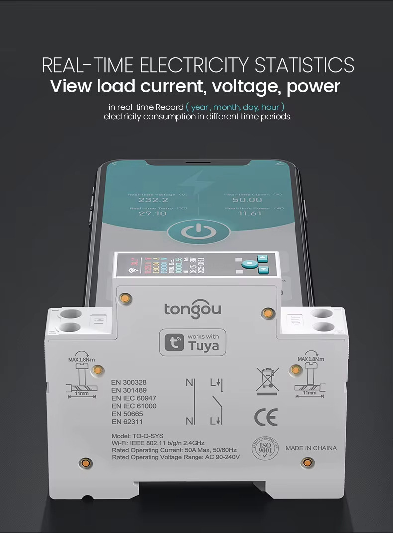 REAL-TIME ELECTRICITY STATISTICSView load current, voltage, power REAL-TIME ELECTRICITY STATISTICSView load current, voltage, power