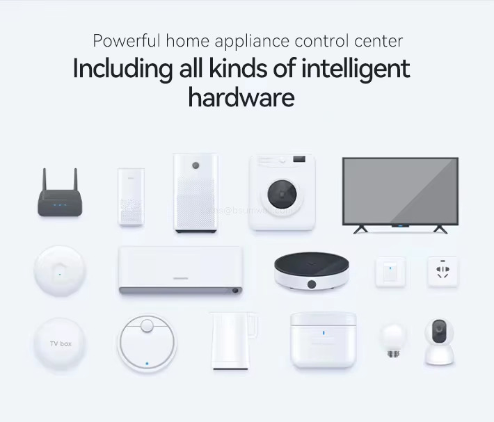 Powerful home appliance control center Including all kinds of intelligent hardware Powerful home appliance control center Including all kinds of intelligent hardware