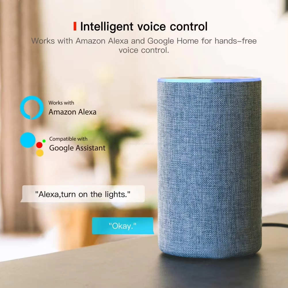 Intelligent voice control Works with Amazon Alexa and Google Home for hands-free voice control. Intelligent voice control Works with Amazon Alexa and Google Home for hands-freevoice control.
