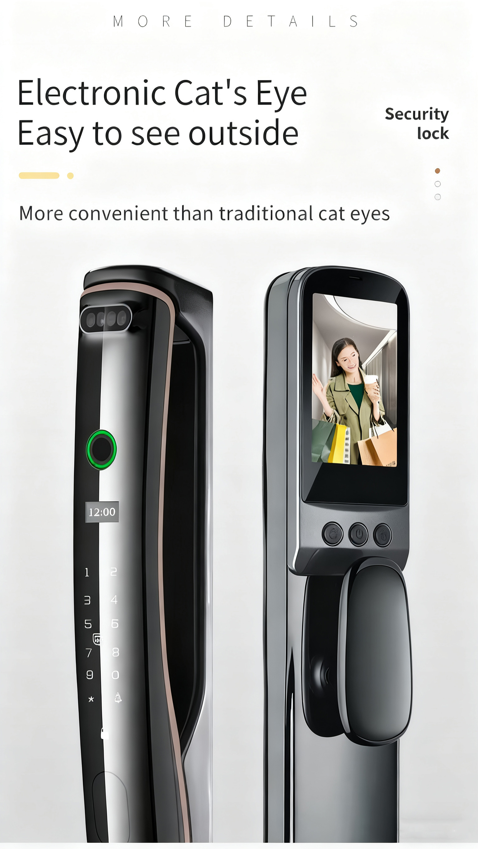 More convenient than traditional cat eyes More convenient than traditional cat eyes