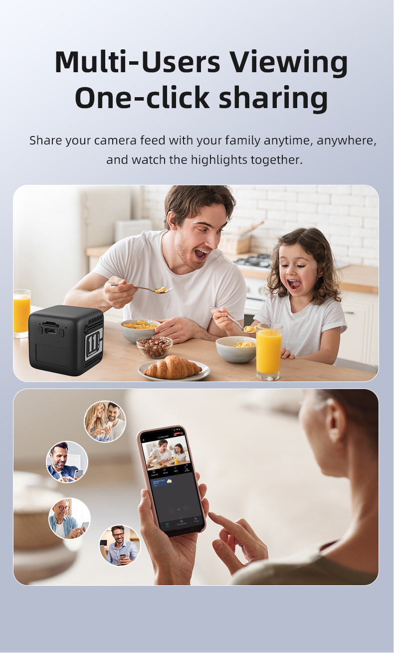Multi-Users Viewing One-click sharing Multi-Users Viewing One-click sharing