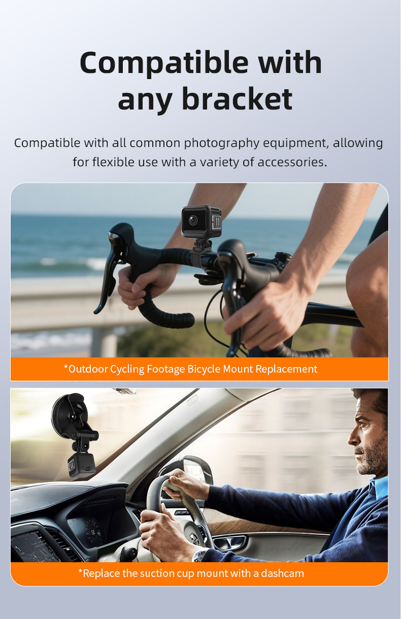 Compatible withany bracket Compatible withany bracket