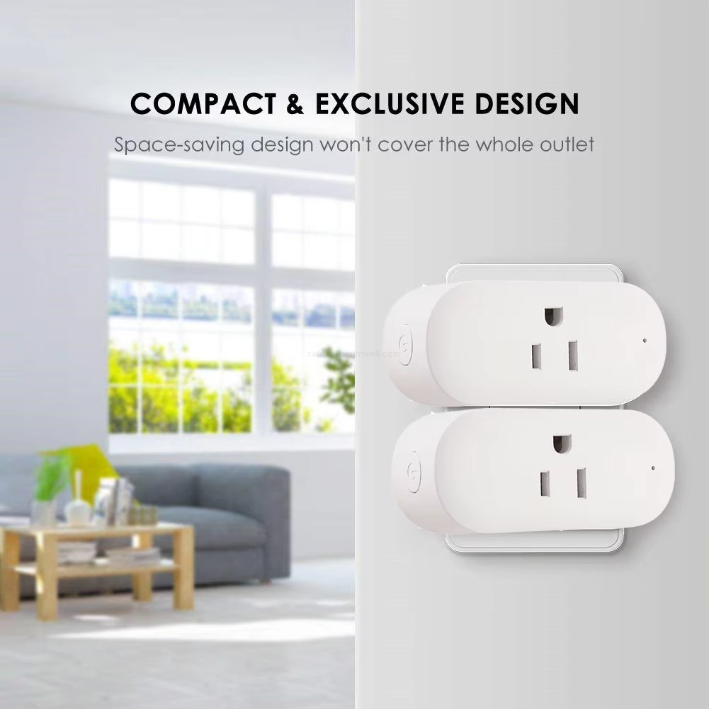 COMPACT & EXCLUSIVE DESIGN Space-saving design won't cover the whole outlet COMPACT & EXCLUSIVE DESIGN Space-saving design won't cover the whole outlet