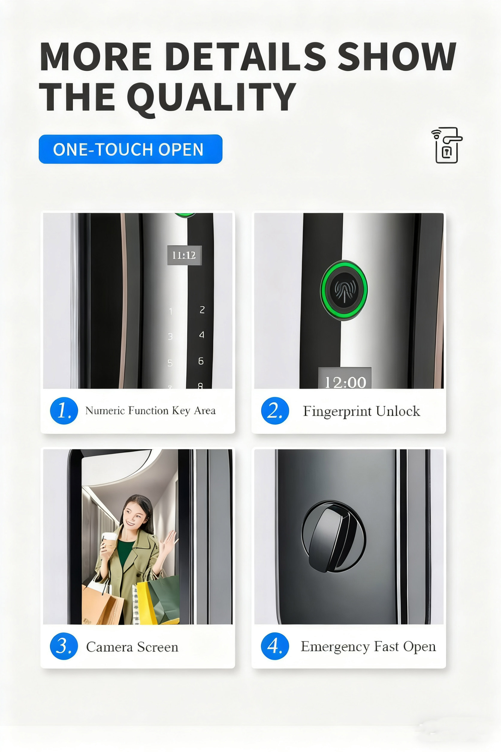 MORE DETAILS SHOW THE OUALITY MORE DETAILS SHOW THE OUALITY