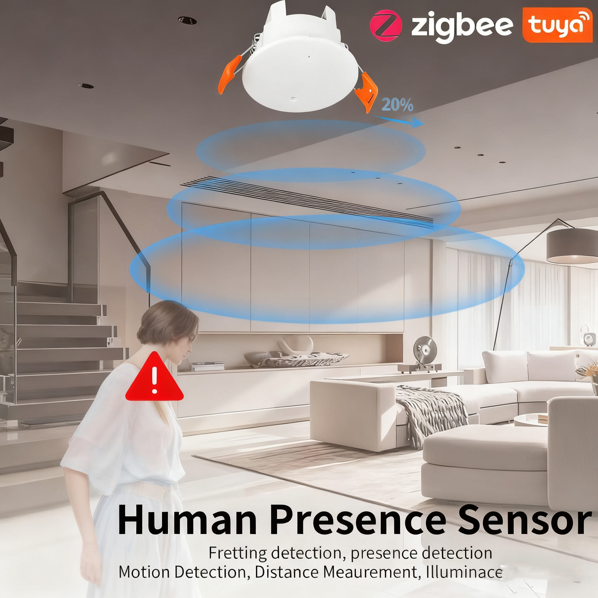 AC 110V-240V smart presence sensor AC 110V-240V smart presence sensor