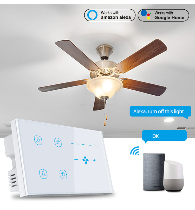 4gang Lighting With Fan Switch 4gang Lighting With Fan Switch