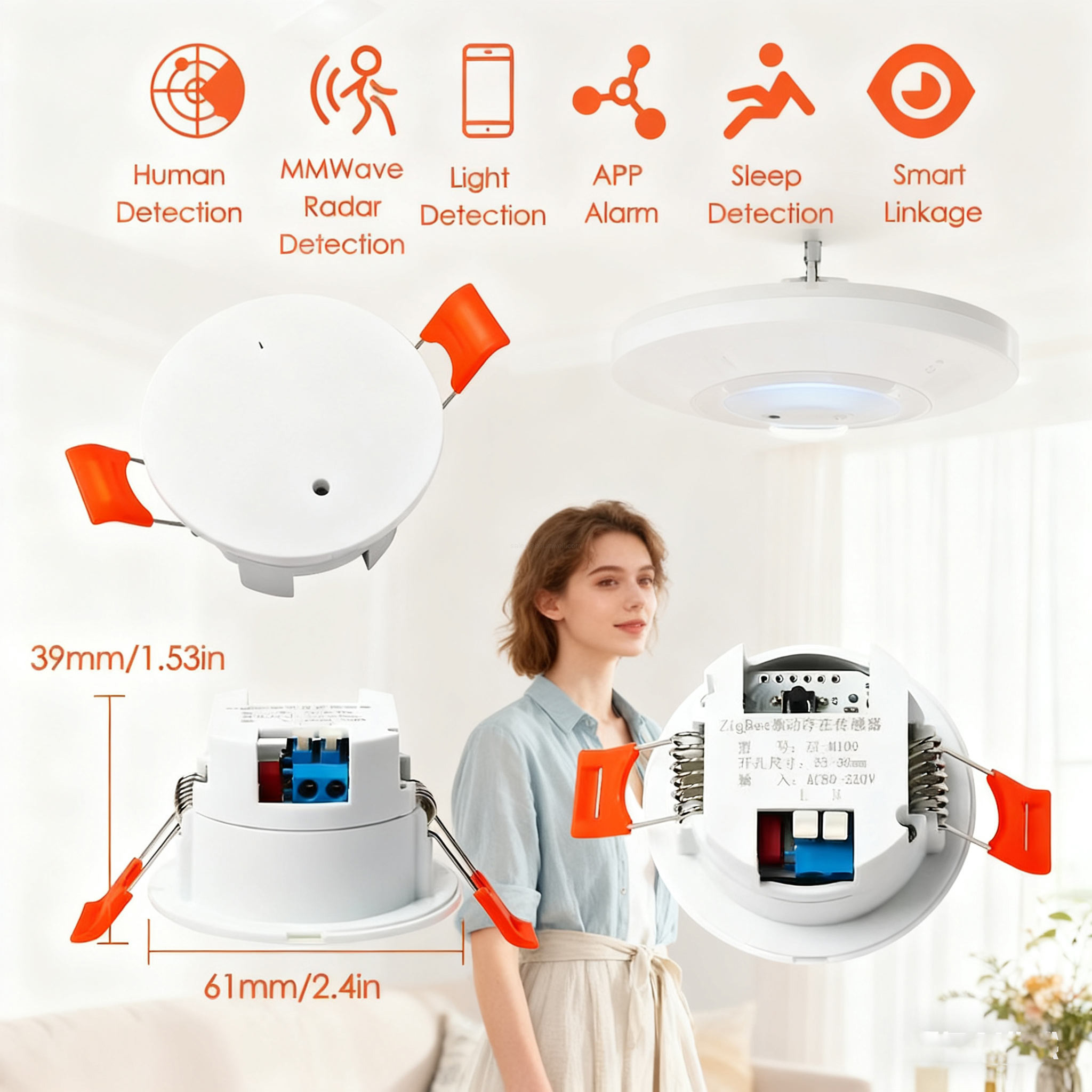 Radar+PIR dual-mode motion sensor Radar+PIR dual-mode motion sensor