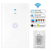 US Smart Switch 1 Gang No Neutral & With Neutral Tuya Smart Home Remote Control Switch 