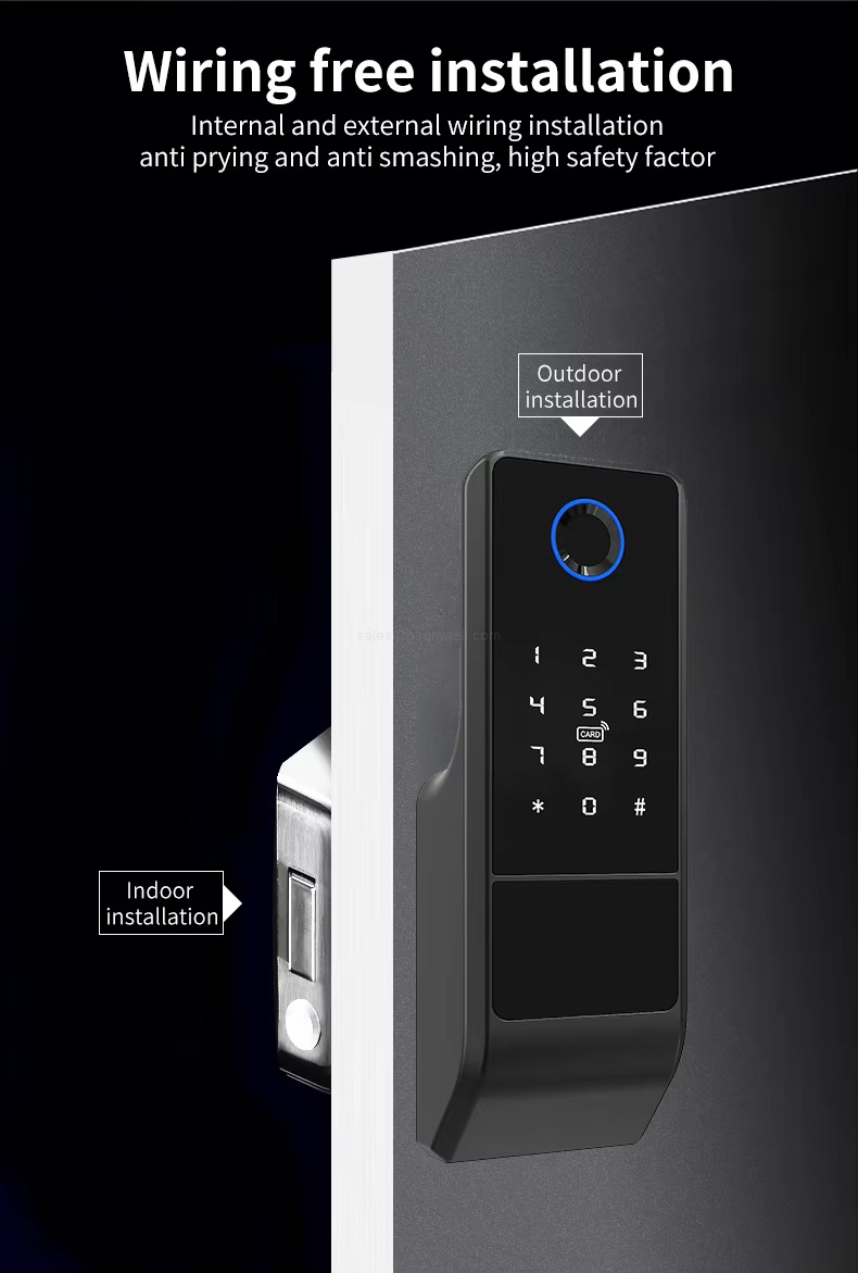 Wiring free installation. Internal and external wiring installation anti prying and anti smashing, high safety factor Wiring free installation. Internal and external wiring installation anti prying and anti smashing, high safety factor