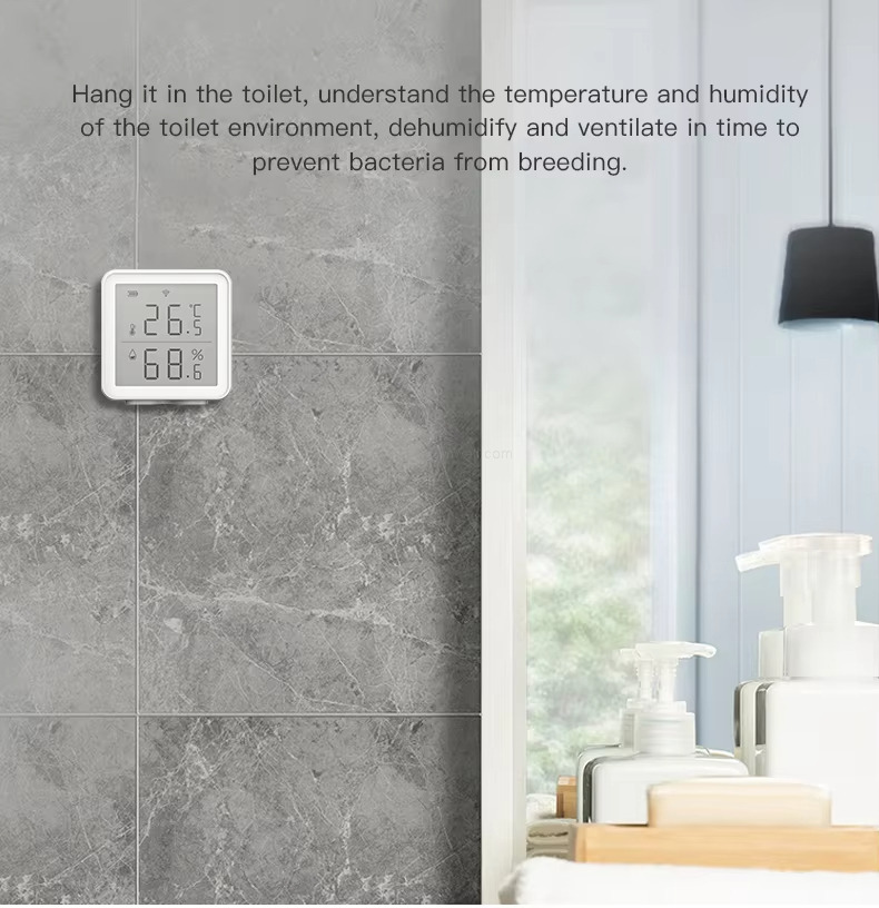 Hang it in the toilet, understand the temperature and humidityof the toilet environment, dehumidify and ventilate in time toprevent bacteria from breeding. Hang it in the toilet, understand the temperature and humidityof the toilet environment, dehumidify and ventilate in time toprevent bacteria from breeding.