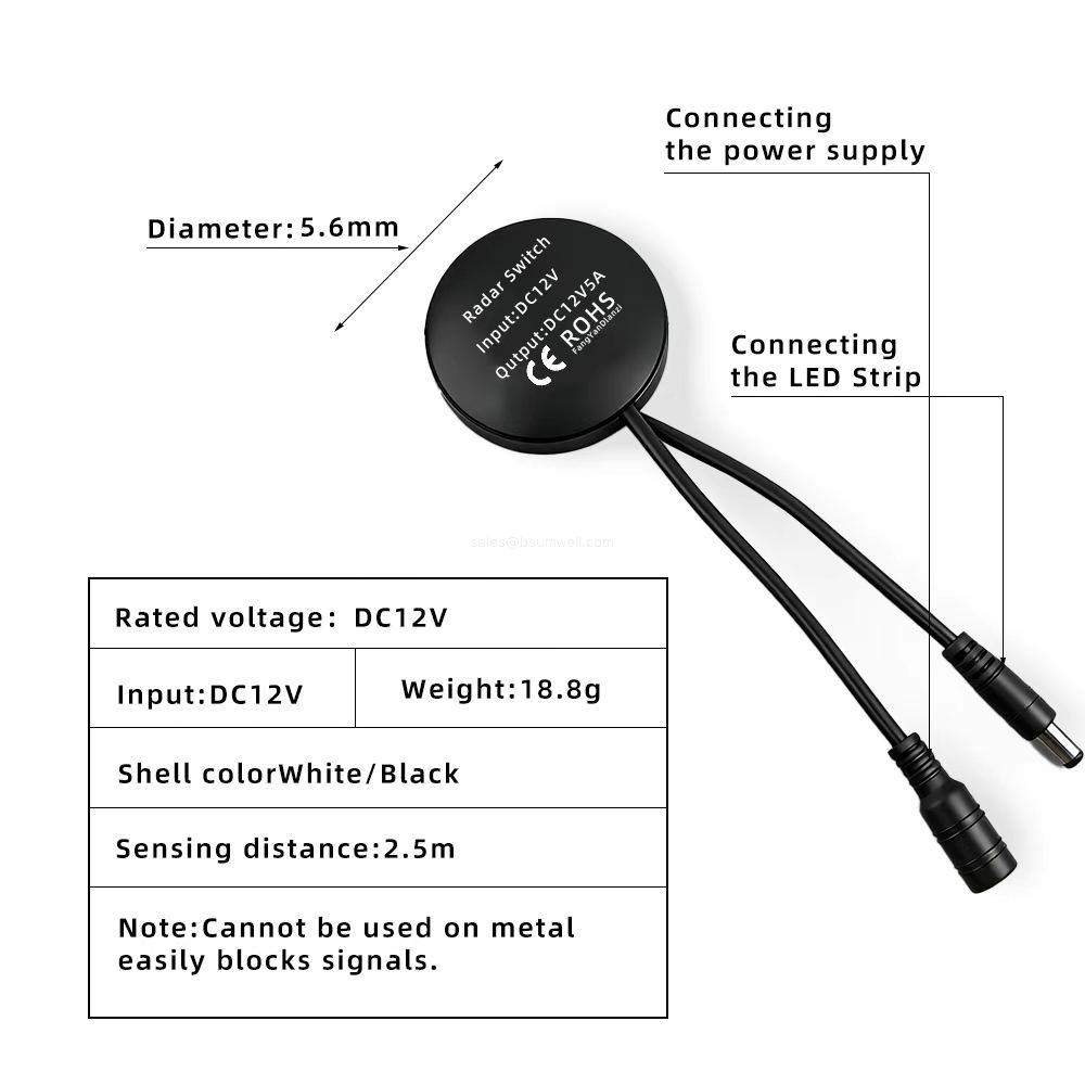 radar PIR Human Motion Sensor Switch radar PIR Human Motion Sensor Switch