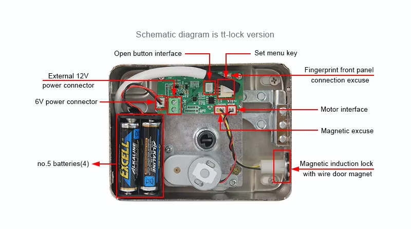 Schematic diagram is tt-lock version Schematic diagram is tt-lock version