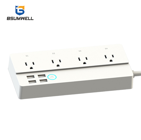 PS-331 USA Standard 15A 4 USB Outlet WIFI Smart Power Socket