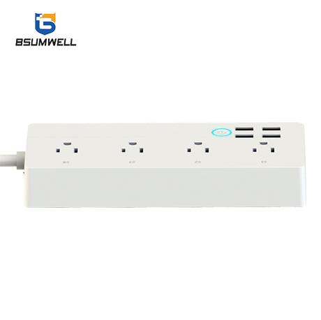 PS-331 USA Standard 15A 4 USB Outlet WIFI Smart Power Socket