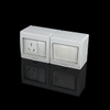 PS2-TS4S 4Gang 2Way Switch 1Gang Socket