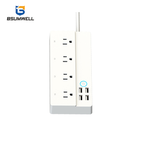 PS-331 USA Standard 15A 4 USB Outlet WIFI Smart Power Socket