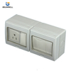 Waterproof IP55 10A PS2-AM4S 4Gang 2Way Switch 1Gang Socket