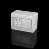 PS-FH2S 2Gang Switch 1Gang Socket
