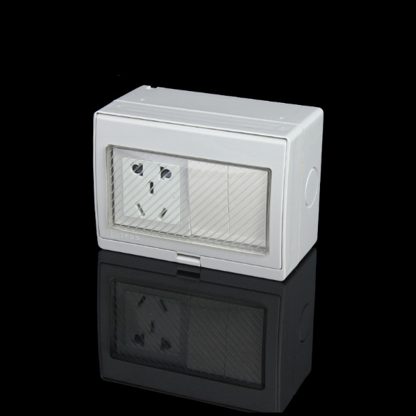 PS-FH2S 2Gang Switch 1Gang Socket