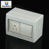 PS-AM2S 2Gang 1Way Switch 1Gang Waterproof Socket