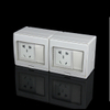 PS2-2FHS 2Gang 2Way Switch 2Gang Socket