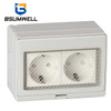 PS-2SR 2 Gang Socket