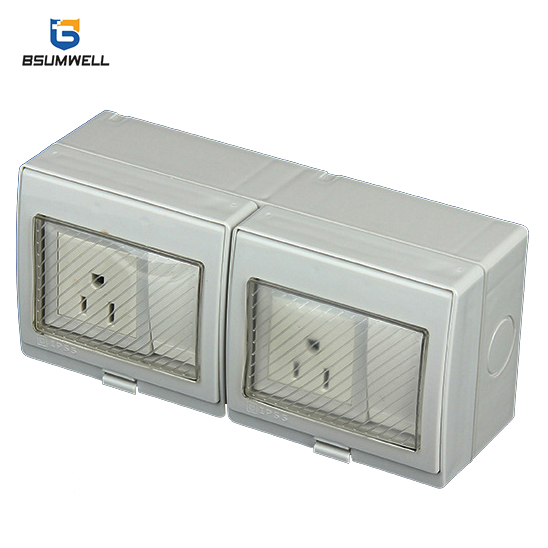 PS-2AMS 2Gang Switch 2Gang Socket