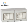 PS-2FRS 2Gang Switch 2Gang Socket
