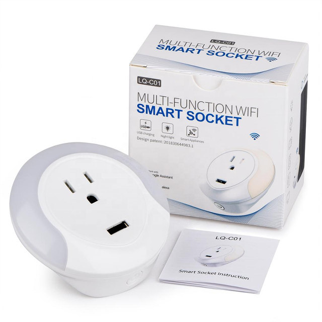 Tuya WIFI Smart Electricity Socket WIFI Smart Socket USB Port US WIFI Smart Socket