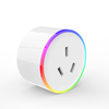 Tuya Wifi Smart Outlet Monitor 16A RGB Smart Plug AU Power Outlet Remote Control Timer Australian Smart plug