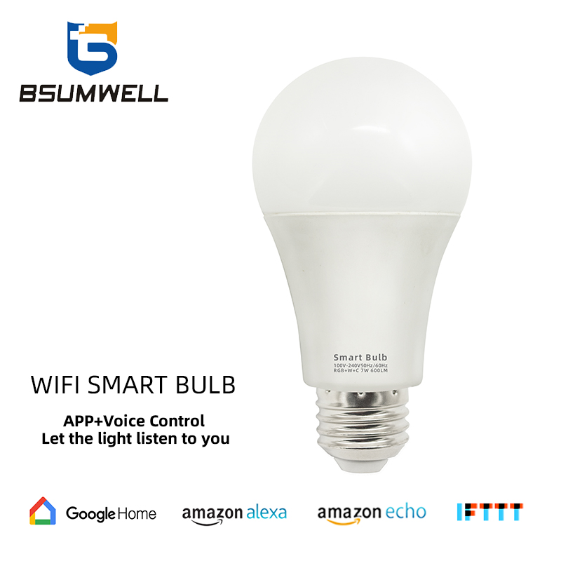 Smart Bulbs Wifi Light Rgb Colour Wifi Smart Bulb Room Baby Floor With BT Speaker