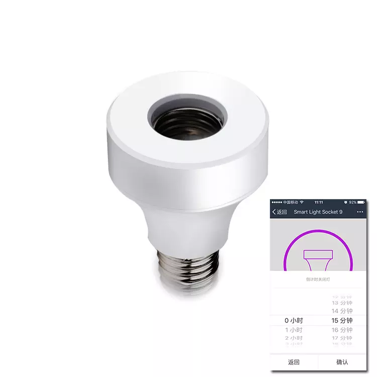 Wifi Tuya APP Smart Home Wireless Bulb Lamp Holder Compatible Amazon Alexa And Google Home