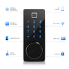 Newest Wireless Tuya Wifi Remote Control Digital Security Fingerprint Handle Lock Smart Fingerprint Door Lock