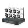 Hot Waterproof 1080P Wireless Night Vision NVR Kit Tuya Smart Surveillance Security PTZ 8CH Wifi Cctv P2P Camera System