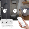 Wireless Remote Voice Adapter Charging Port Timer Google Home Alexa 16A US Plug Tuya Wifi Smart Usb Socket