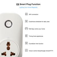 Hot Sales 220V 16A Smart Outlet Socket Plug WiFi Wifi Smart Socket Outlet Smart