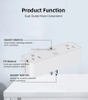 Tuya WIFI Smart Socket with USB Port Outlet US Standard Power Strip APP Remote Control Dual Plug Support Alexa Google Home