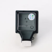 Wifi Tuya Ip66 Waterproof Case UK US FR DE AU Outdoor Shades Waterproof Switch Socket Plugs Sockets With Anti-splash Cover IP66