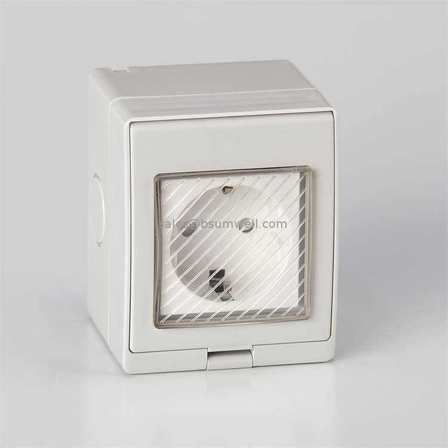 Lectrical Equipment IP55 20A Waterproof Electric Switches And Socket 1/2 Gang 1/2 Way Waterproof Micro Switch Box Wall Switches