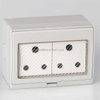 Weatherproof Wall Switched Socket 2 Gang Socket Ip55 Electric Safe Waterproof Outdoor 220v Switch And Socket