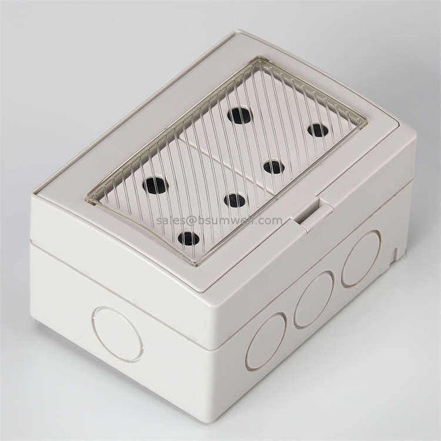 High Quality Outdoor IP55 Waterproof 4 Gang Switch 1 Gang Socket Double Switches And Sockets Push Button Switches
