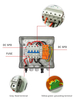 PS-GDB-06 IP65 AC 32A 275V 2 1 Solar PV Combiner Box Output Capacity Combiner Box for Solar Panels