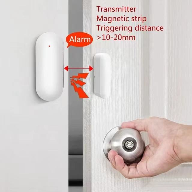 WiFi Door Sensor Smart Door Open/Closed Alarm Wifi Window Sensor Smartlife APP Work With Google Home Alexa