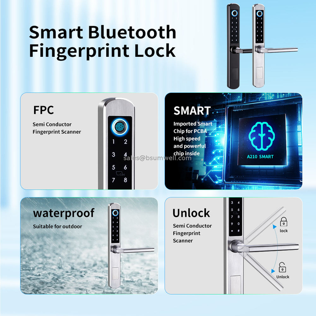 Wholesale Price Smart Lock Keyless Unlocking fingerprint lock