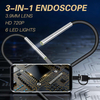 3-in-1 industrial endoscope