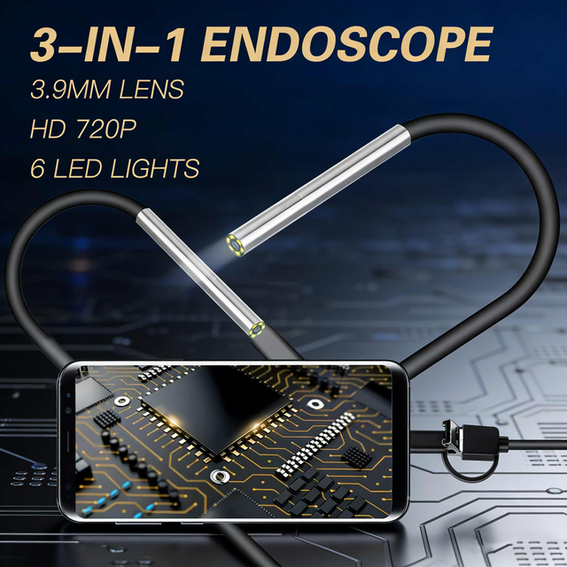 CMOS sensor pipe inspection camera