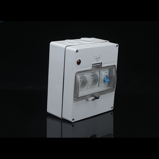 1-gang switch dual French sockets