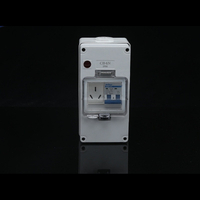 Weatherproof MCB box with switch