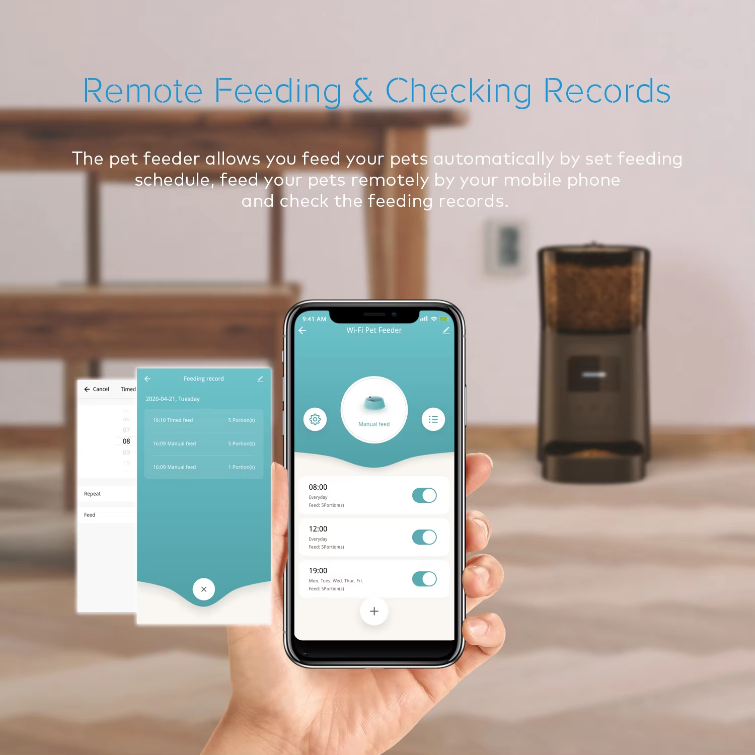 Remote Feeding & Checking Records