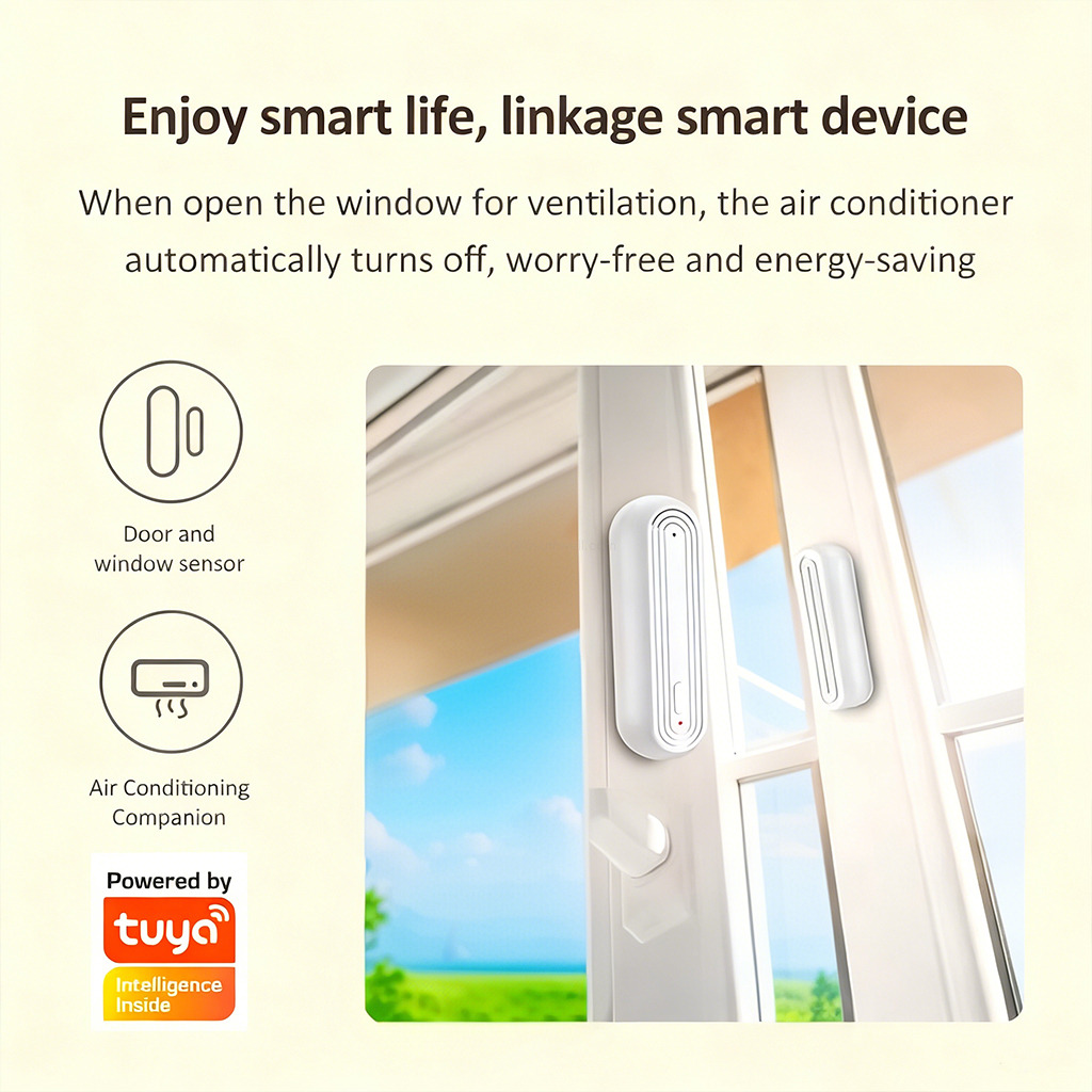 Smart tuya WiFi Alarm Door Sensor